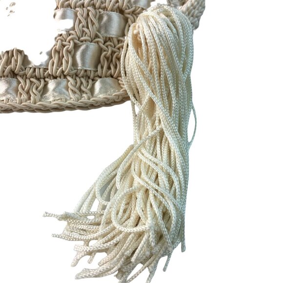 Kathy Ireland Knit Crossbody Purse Casual Handbag Woven with Keychain u - Picture 4 of 7